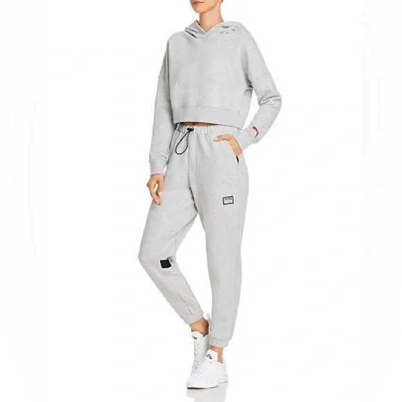Puma x Adriana Lima Cropped Sweatshirt and Sweatpants Set. Size XS - Picture 3 of 7